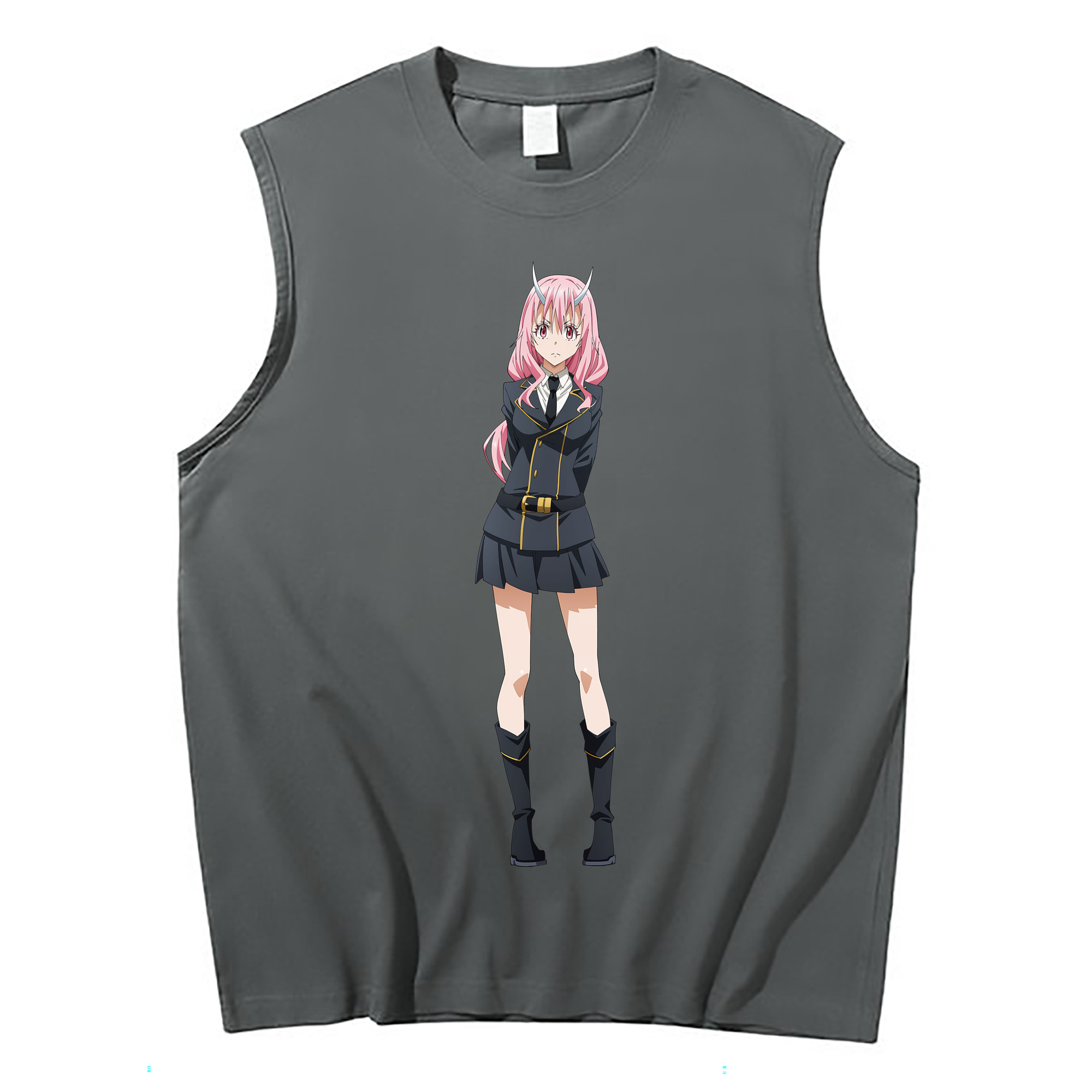 （画像用） 転スラ Regarding Reincarnated to Slime コットン100％タンクトップ（フロントプリント）